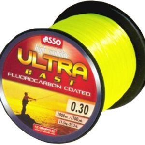 Fir Asso Ultra Cast 0.26mm 8.40kg 1000m Galben Fluo